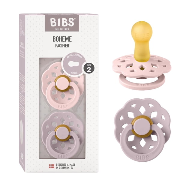 Chupete BIBS Blossom Dusky Lilac 2 Piezas