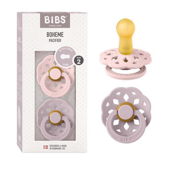 Chupete BIBS Blossom Dusky Lilac 2 Piezas
