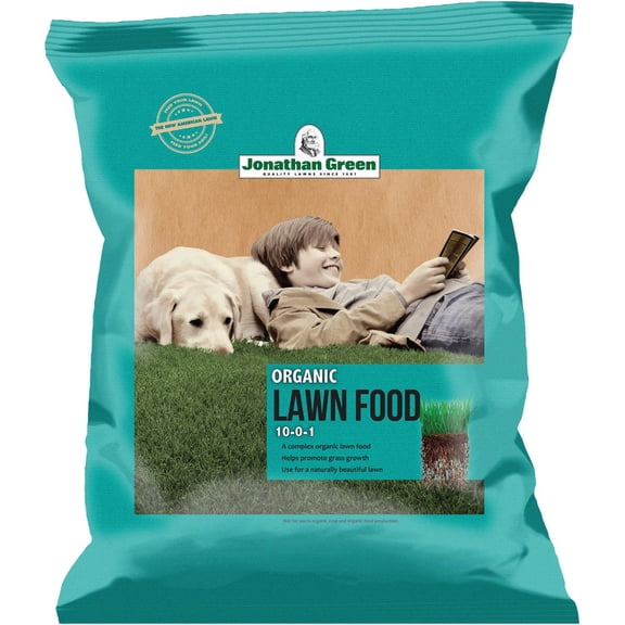 Jonathan Green Organic Organic 8-0-1 Lawn Food For All Grass Types 20 lb. 5000 sq. ft.