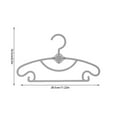 thumbnail image 2 of Children's Clothes Hangers Plastic Infant toddler Clothing Hangers with Notches Durable Lightweight for Baby and Kids Closet Organization, 2 of 6