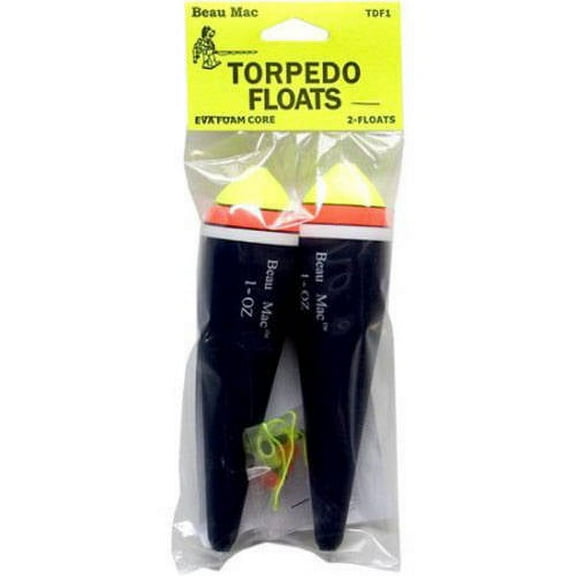 BeauMac Torpedo EVA Floats, Weighted