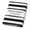 Black/White, variant on Sedona Designz 60" Wide Red/White 1" Stripe Poly-Cotton Broadcloth Fabric 1 Yard – Lightweight Woven Fabric for Apparel, Crafts, Décor, Table Covers & Sewing Projects
