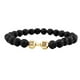 thumbnail image 2 of Pulsera de lava de moda para hombres y mujeres pulsera de cuentas a juego equipado con mancuernas de moda cómoda cuerda elástica calmante difusión pulsera de cuentas para los hombres, 2 of 2