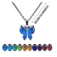 thumbnail image 3 of SIfdSeng Charm Temperature Sensing Color Changing Pendant Necklace Assorted Styles Unisex Gifts Stainless Steel Chain Jewelry, 3 of 9