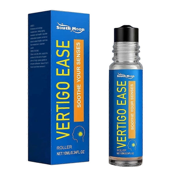 1-3x Vertigo Ease Roller 10ml Herbal Essence Roll-On for Dizziness Relief Portable Essential Oil \ufeff