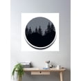 thumbnail image 2 of Night Scene Poster Wall Art, Modern Wall Decor, 16x16 UNFRAMED, 2 of 3