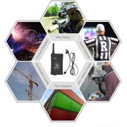 EJEAS Full Duplex Bluetooth Intercom Earphone Headset Kit, Black, 4 Counts