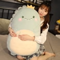 thumbnail image 3 of Squishmallow Almohada Muñeca Kawaii Animal Gordo Dinosaurio Almohada Felpa-Unicornio-80cm oso de fresa Electrónica, 3 of 5