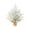 White, variant on 24" Pre-Lit White Fir Artificial Christmas Tree with 30 Warm White Twinkle LED Lights Tabletop Holiday Decoration for Xmas
