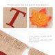 thumbnail image 3 of TABLETREANDS Banderín Con Hojas De Arce Y Letras Impresas En Lino Para Festiva De, 3 of 7