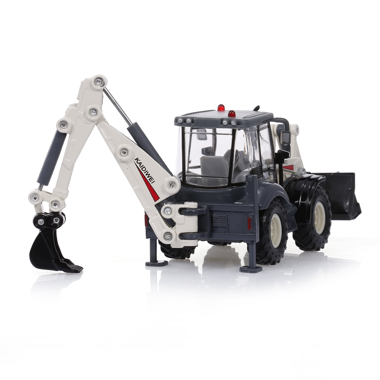 Details about   Alloy Diecast Excavator 1:50 4 Wheel Shovel Loader Two-way Forklift M8G3 