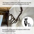 thumbnail image 5 of European Mount Skull Hanger Deer Skull Mount Metal Wall Mount Animal Skull Display Stand Wall Mount Trophy Display Racks, 5 of 5
