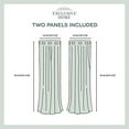 thumbnail image 5 of Exclusive Home Branches Linen Blend Grommet Top Curtain Panel Pair, 54"x96", Natural, 5 of 7