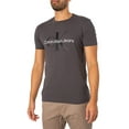 thumbnail image 2 of Calvin Klein Jeans Seasonal Monologo T-Shirt, Grey, 2 of 5