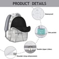 thumbnail image 4 of Geometric Shapes & Texture Style Backpack, Study and Work Bookbag with Dedicated Tablet Pocket, Comfortable to Carry, Ideal Student Gift, 4 of 6