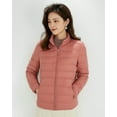 thumbnail image 4 of Wenseny Women’s Long Sleeve Stand-Up Collar Padded Down Puffer Coat Pink M, 4 of 8