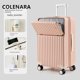 thumbnail image 2 of COLENARA maleta con carga USB apertura frontal maleta de embarque para ordenador portátil 20 "22" 24 "26" 28 pulgadas cubierta de carrito de gran capacidad equipaje de cabina, 2 of 4
