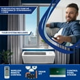 thumbnail image 4 of Klimaire 15,000 BTU PTAC Heat Pump A/C R-32 Wi-Fi Enabled with 3.5kW Electric Heater, Remote Control, Drain Kit - 230V, 4 of 7