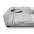 thumbnail image 3 of Eyelash Soft Flannel Fleece Throw Blanket, Cartoon Style Dramatic Woman Eyes Long Lashes Winking Flirting Gesture, Cozy Plush for Indoor and Outdoor Use, 50" x 60", Lilac Grey Black, by Ambesonne, 3 of 6