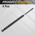 thumbnail image 3 of Uxcell 5pcs TT20 Torx Impact Screwdriver Bit 1/4" Hex Shank 6" Long Magnetic with Hole, 3 of 7