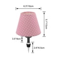thumbnail image 3 of Kiven Wireless Bottle Lamp with Remote Control,Pink Rechargeable Wine Bottle Lights with Fabric Lampshade, Dimmable Ambient Lighting, Decorative Cordless Table Lamp for Restaurant Bar DZ0031, 3 of 6