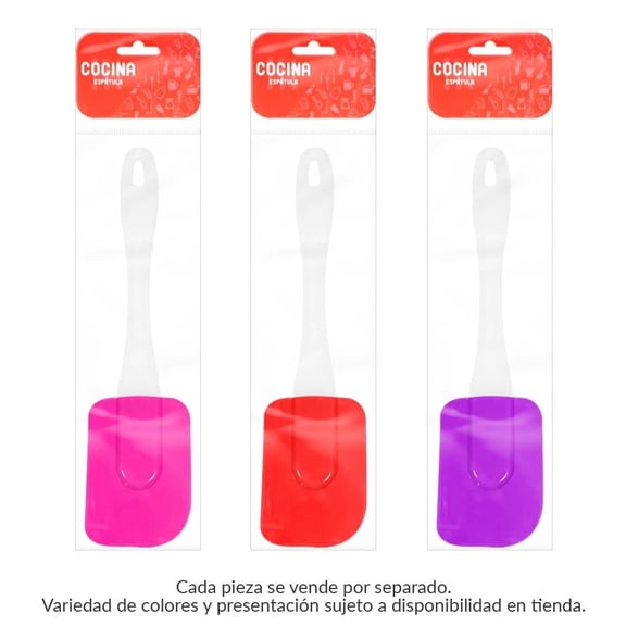 Espátula de cocina Prichos silicón varios colores 1 pza