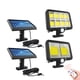 thumbnail image 5 of Lámpara de pared solar al aire libre, impermeable, tipo dividido, luz de villa de jardín, foco LED para patio de porche, control remoto 128COB Guardurnaity LF000010-03B, 5 of 7