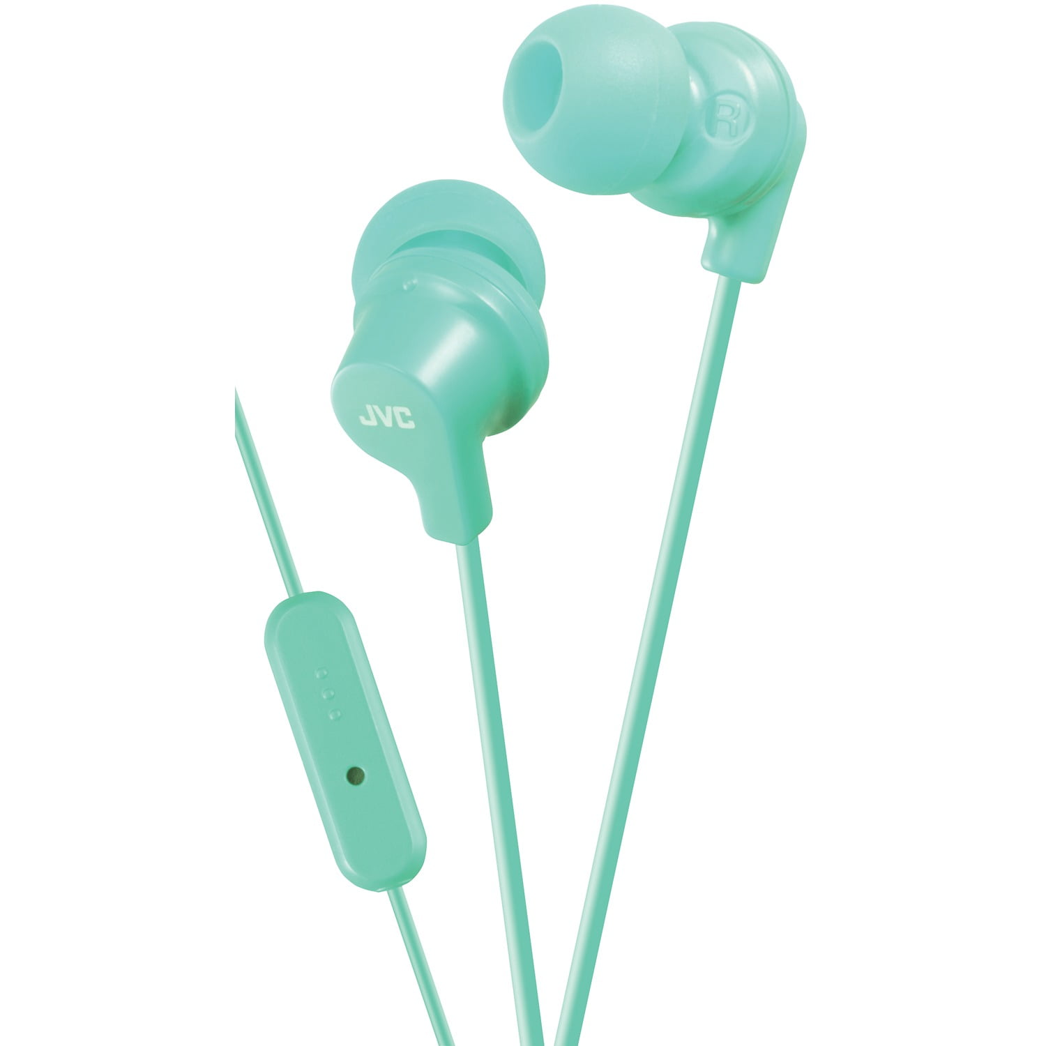 Jvc Hafr15z In-ear Headphones With Microphone (teal) - Walmart.com