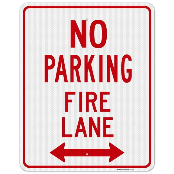 No Parking Sign, Fire Lane Sign,