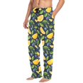 thumbnail image 6 of Lemon Blueberry Mens Pajama Pants Cotton Elastic Waistband Lounge Sleep Pajama Bottoms Pj with Pocket, 6 of 7