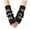 Coffee, variant on Fingerless Long Gloves for Women Knit Soft Feel Winter Thumb Hole Arm Warmers Wrist Gloves with Fashion Bowknots Pink