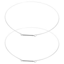 SOPOTUTU Washer Door Gasket Boot Seal Stainless Steel 2 Pcs