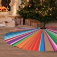 thumbnail image 6 of Tropical Flamingo Flower Palm Tree Leaf Botanical 36 Inch Christmas Tree Skirt Carpet Mat Funny Party Decor Supplies for Xmas Halloween Decorations Occasion Ornament, 6 of 6