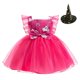 thumbnail image 1 of De Vestido de Halloween para niñas pequeñas, vestido estampado, disfraz de bruja para juego de rol, disfraz de mascarada, 1 of 8