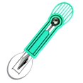 thumbnail image 3 of Birdeem Three in One Fruit Digging Tool, Dual Head Multifunctional Fruit Platter, Carving Knife, Watermelon Spoon, Fruit Digging Three Piece Set, 3 of 10
