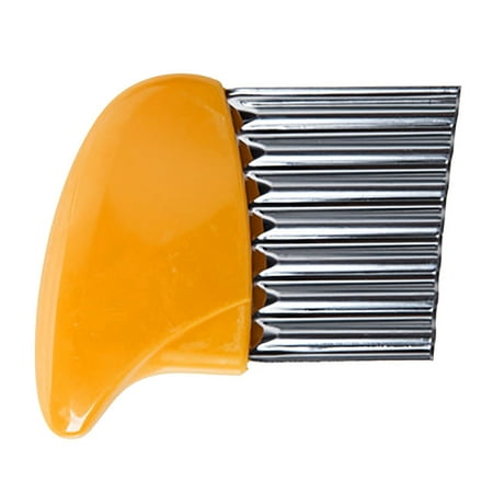 

Popular Pick! Zerbueate Halloween Decorations，Apartment Essentials，Kitchen Gadgets Wave O Nion Potato Slices Wrinkled French Fries S Alad Corrugated Cutting Yellow