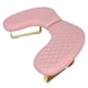 thumbnail image 3 of Reposabrazos para manicura en forma de U, soporte para el cuidado de las uñas, almohada para uñas de mano Rosa, 3 of 9