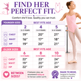 thumbnail image 6 of Girls Camisole Ballet Leotard, Adjustable Straps, Full Front Lining, Soft Cotton Dancewear for Ballet & Gymnastics, 6 of 6