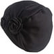 thumbnail image 3 of Gorro con turbante para quimioterapia, gorro con flores, bufanda, gorro para la cabeza, gorro para la pérdida de cabello para pacientes con cáncer, 3 of 5