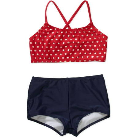 OP Girls' Bikini Americana Swimsuit - Walmart.com