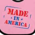thumbnail image 4 of Inktastic Made in America Boys or Girls Baby Bib, 4 of 4