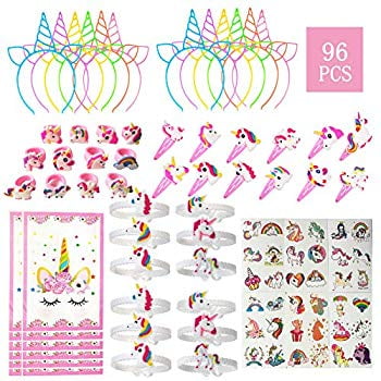 10 20 pcs Cute Unicorns Girls Stickers Kids Loot Bag Party Diary School Reward 
