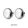 thumbnail image 4 of sweethay 2 piezas de repuesto de espejo de punto ciego de coche ABS de alta resistencia sin marco ajustable 360 ​​grados pieza de espejos Automoción decorativa y accesorios Plata, 4 of 6