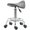 Grey, variant on HOMCOM Saddle Stool Rolling Salon Chair for Massage Spa Clinic Beauty Black