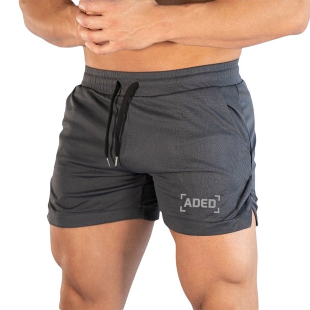 Txlixc Calzoncillos deportivos para hombres, pantalones de bolsillo laterales impresos en letras Txlixc moda
