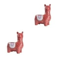 thumbnail image 2 of Wweixi 1/2/3 Animal Shape Pots Durable Materials For In Garden For Small Spaces Eco-friendly Crooked Head red 2PCS, 2 of 6