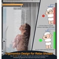 thumbnail image 3 of SR SUN RISE Wall-Mounted Rain Shower System with Hose, Rough-in Valve & Rainfall Head - Polished Chrome, 3 of 8