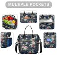 thumbnail image 2 of Pioneer Flower Floral Print Pattern Womens Lunch Box for Work,Insulated Large Lunch Bag for Tween and Teen,Loncheras Para Mujer,Leakproof Adult Lunch Bag for Work,Beach,Travel,Picnic,Camping, 2 of 7