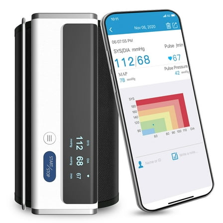 Open Box Armfit Smart Blood Pressure Monitor Wireless Uppr Arm Cuff Bluetooth BP Machine