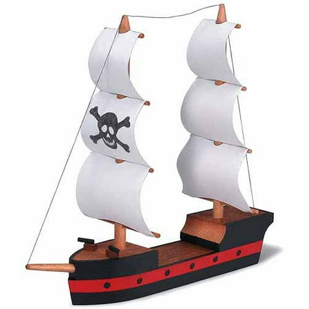 Wood Model Kit, Pirate Ship